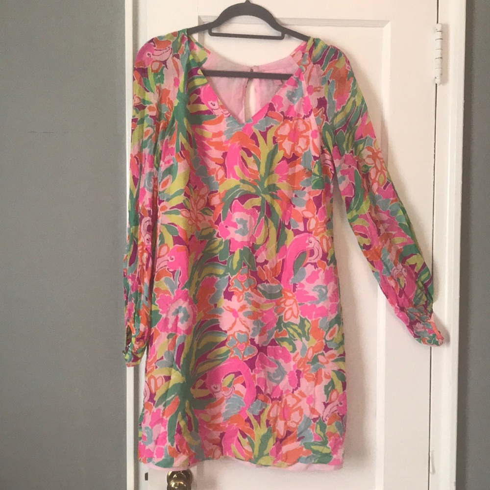 Lilly Pulitzer flamingo dress size 6